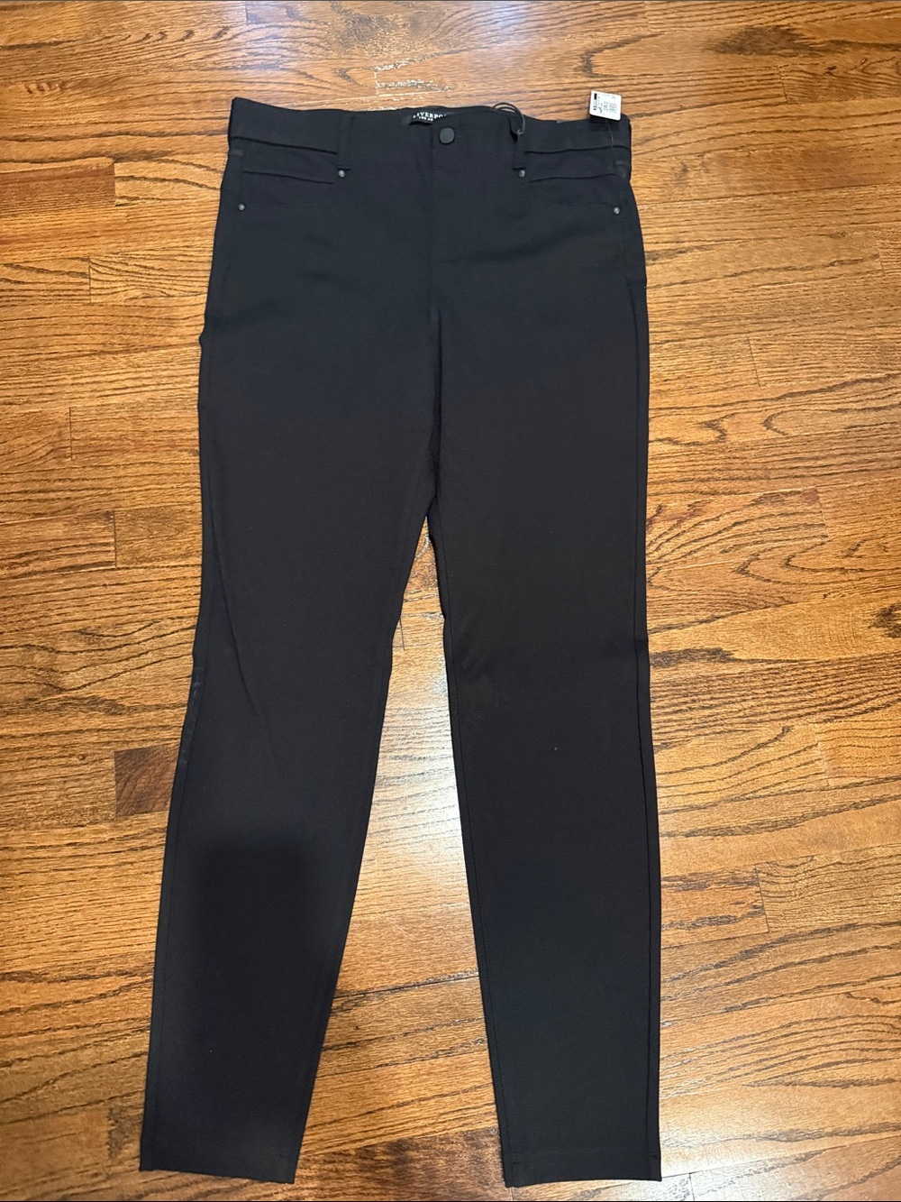 Liverpool Women's Black Skinny Pants-The Glider Pull On Pant